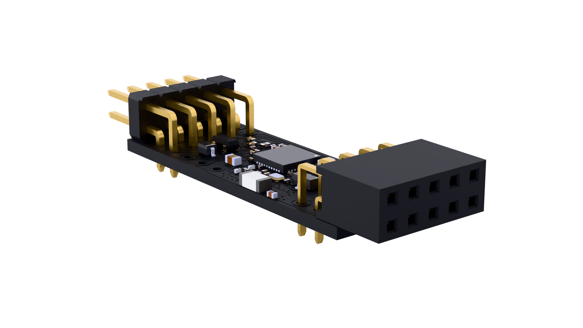 WarpKVM ATX Inline board in context